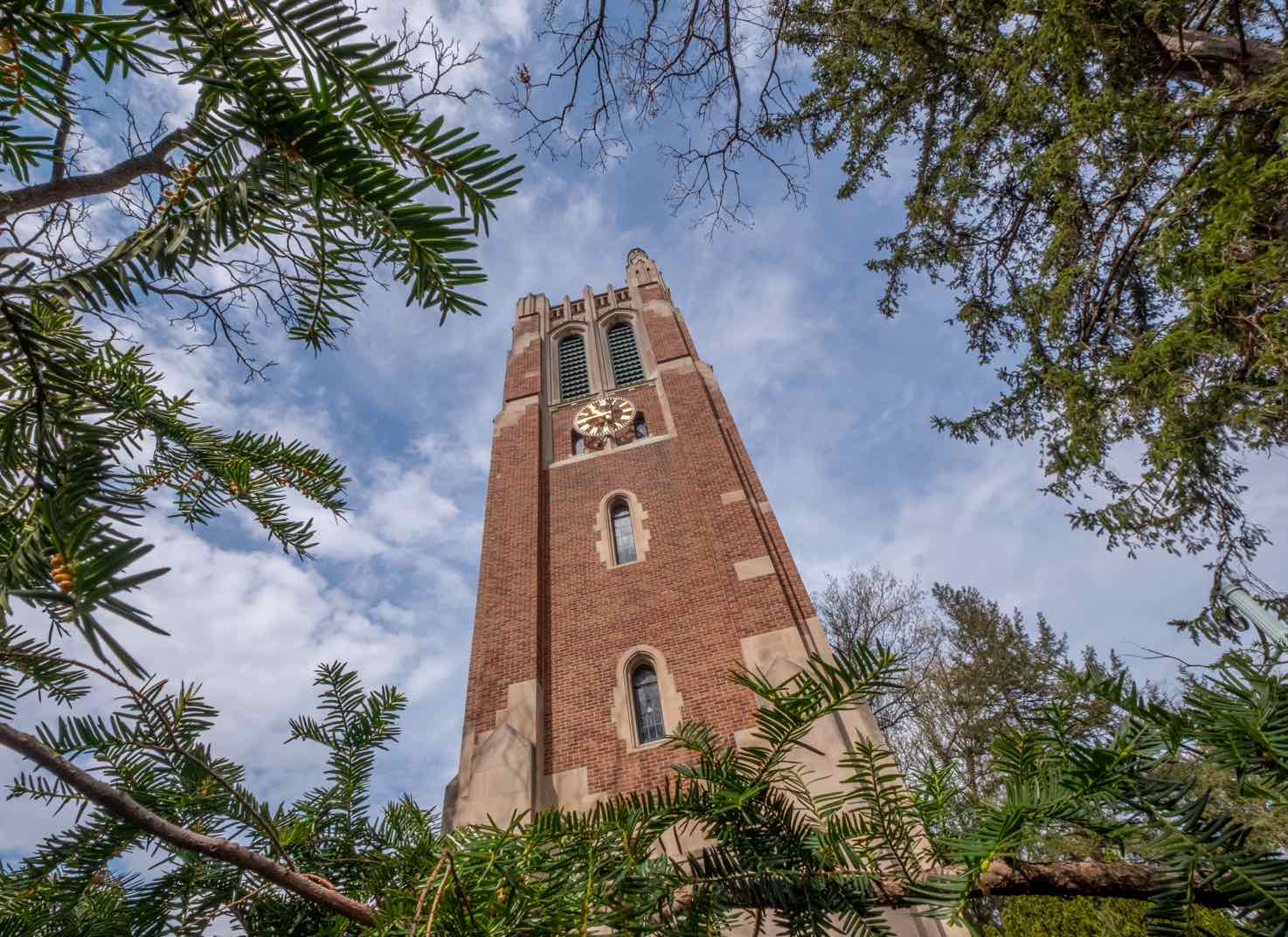 Beaumont Tower on a summer day)